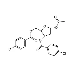 1-O-Acetyl-3,5-bis-(4-chlorobenzoyl)-2-deoxy-D-ribose CAS 1207459-15-1