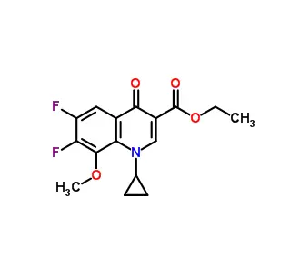 1-Cyclopropyl-6,7-difluoro-1,4-dihydro-8-methoxy-4-oxo-3-quinolinecarboxylic Acid Ethyl Ester CAS 112811-71-9