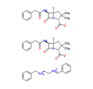 Bbenzylpenicillin Benzathine(1%lecithin)  CAS 1538-09-6