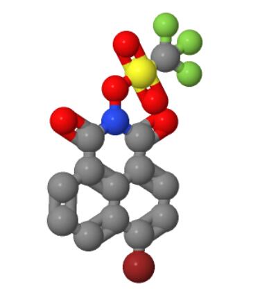 Methanesulfonic acid, 1,1,1-trifluoro-, 6-bromo-1,3-dioxo-1H-benz[de]isoquinolin-2(3H)-yl ester CAS 1643932-15-3