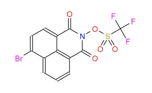 Methanesulfonic acid, 1,1,1-trifluoro-, 6-bromo-1,3-dioxo-1H-benz[de]isoquinolin-2(3H)-yl ester CAS 1643932-15-3