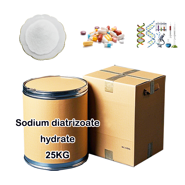 Chinese manufacturer high quality 99% Sodium diatrizoate hydrate CAS 737-31-5 with good service Chinese manufacturer high quality 99% Sodium diatrizoate hydrate CAS 737-31-5 with good service