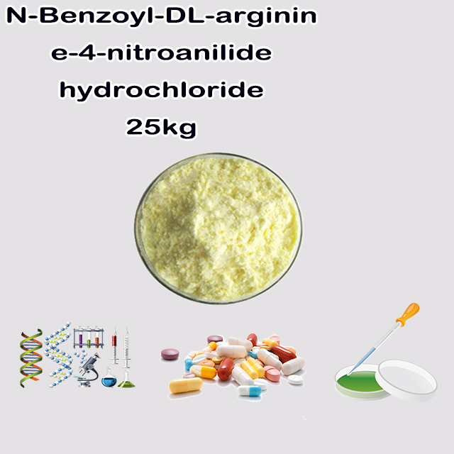 China Manufacturer N-Benzoyl-DL-arginine-4-nitroanilide hydrochloride CAS 911-77-3 China Manufacturer N-Benzoyl-DL-arginine-4-nitroanilide hydrochloride CAS 911-77-3