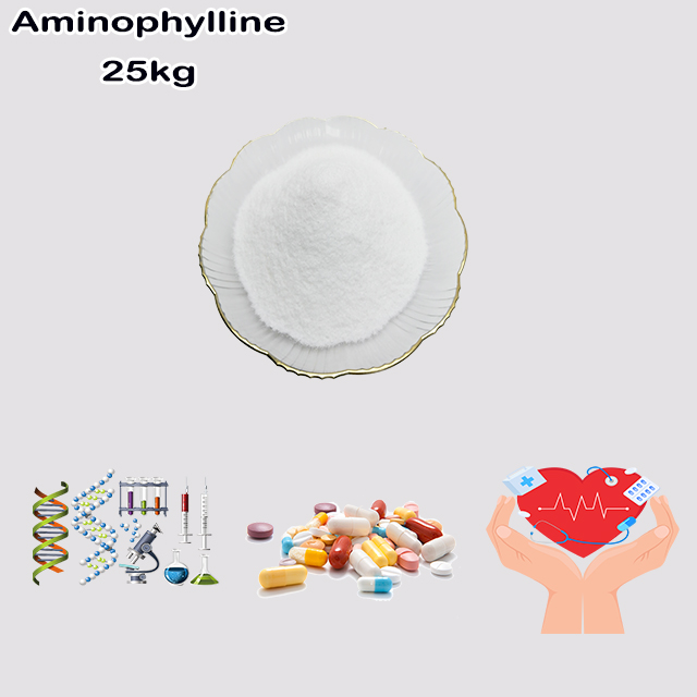 China Suppliers Hot Selling Aminophylline CAS 317-34-0 China Suppliers Hot Selling Aminophylline CAS 317-34-0