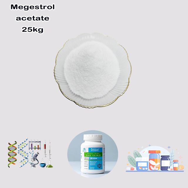 China Manufacturer Supply High Quality Best Price Megestrol acetate CAS 595-33-5 China Manufacturer Supply High Quality Best Price Megestrol acetate CAS 595-33-5